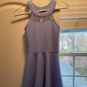 Girls periwinkle dress, size L